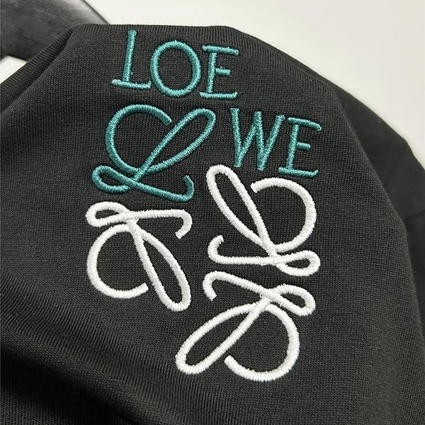 《大人気》ロエベ エンブロイダリー コピー アナグラム Tシャツ low82681